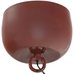 WOOOD Mero Tafellamp 25xØ26 cm - Metaal - Hoogglans Rood - 25x26x26