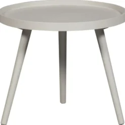 WOOOD Mesa Bijzettafel M - Hout - Zand - 45 cm x Ø45