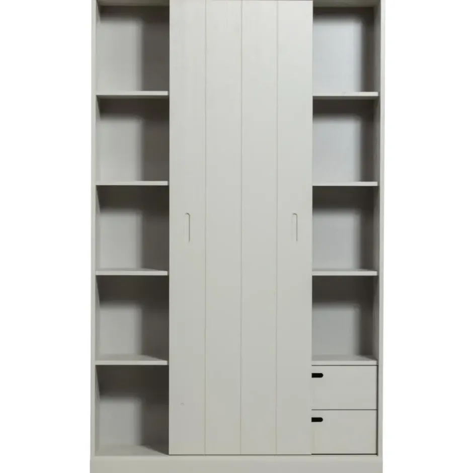 WOOOD Mila Schuifdeurkast - Grenen - Dust - 200x120x42