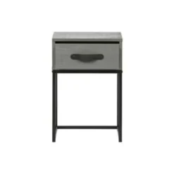 WOOOD Morris Nachtkast - Grenen - Leem - 52x35x35