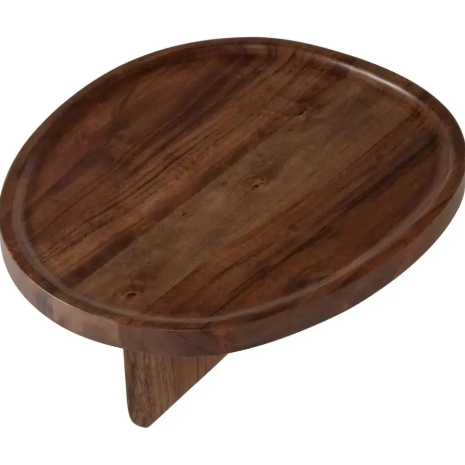 WOOOD Naro Bijzettafel - Acaciahout - Bruin - 34x40x18