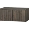 WOOOD New Gravure Kistbank - Essen - Espresso - 40x88x50