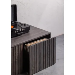 WOOOD New Gravure Kistbank - Essen - Espresso - 40x88x50