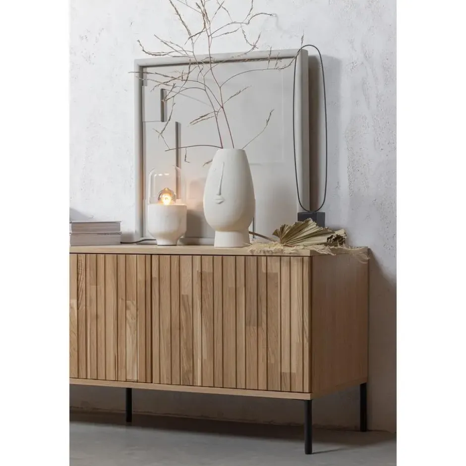 WOOOD New Gravure Tv Meubel - Eiken - Naturel - 56x150x44