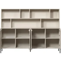 WOOOD New Gravure Wandkast - Grenen - Dust - 150x200x44