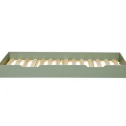 WOOOD Nikki Bedbank Incl Bedlade - Grenen - Groen - 208x100