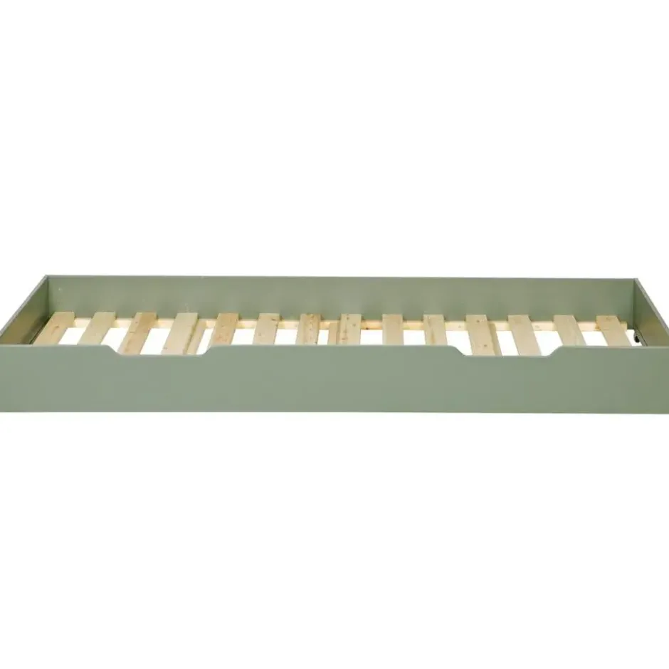 WOOOD Nikki Bedbank Incl Bedlade - Grenen - Groen - 208x100