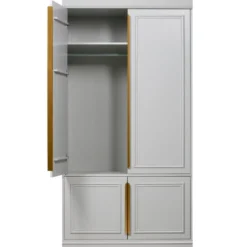 WOOOD Organize Kast - Grenen - Mist - 215x110x62