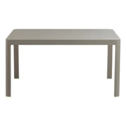 WOOOD Ovara Tuintafel Uitschuifbaar - Aluminium - Zand - 76x150x150