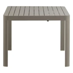 WOOOD Ovara Tuintafel Uitschuifbaar - Aluminium - Zand - 76x150x150