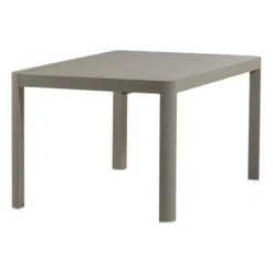 WOOOD Ovara Tuintafel Uitschuifbaar - Aluminium - Zand - 76x150x150