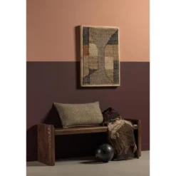 WOOOD Prop Bankje - Hout - Warm Bruin - 40x120x45