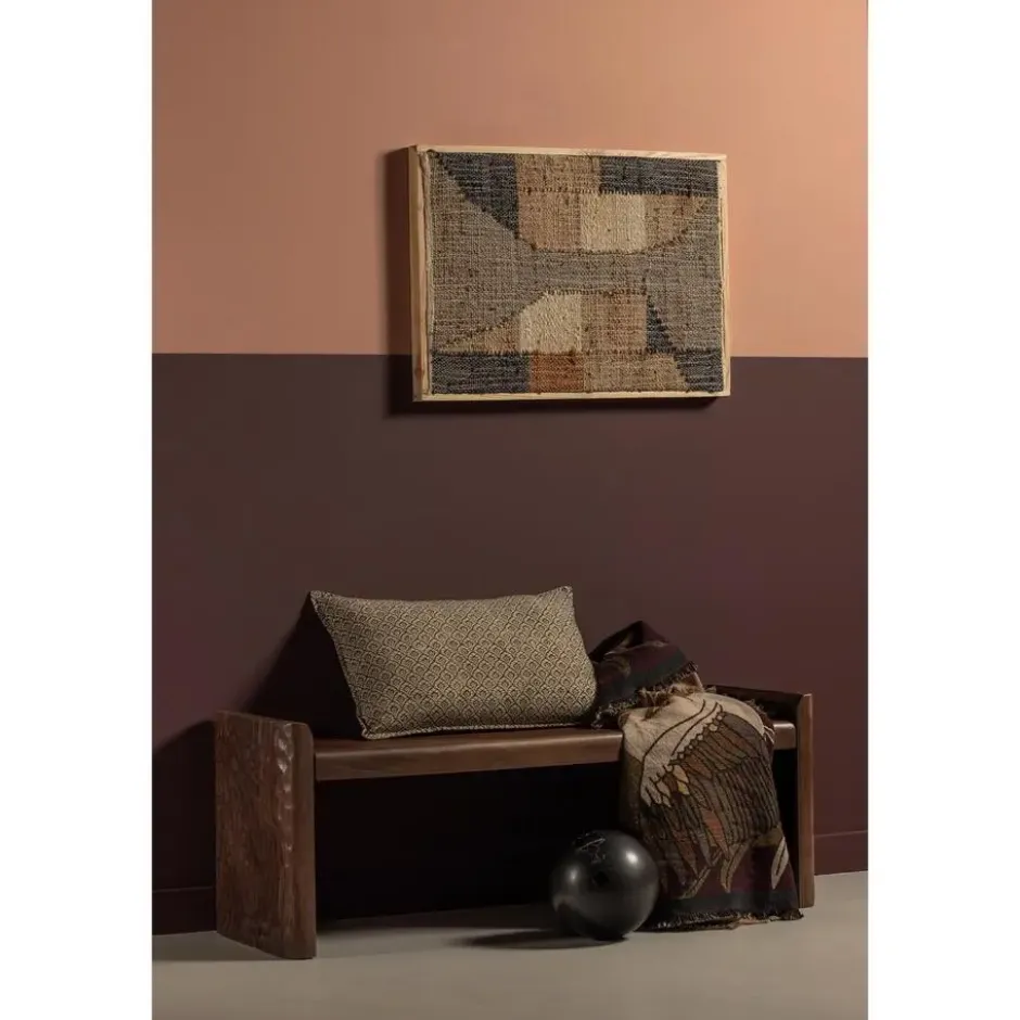 WOOOD Prop Bankje - Hout - Warm Bruin - 40x120x45