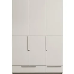 WOOOD Pure 3-deurs Hang/Legkast Splitdeur - Grenen - Dust - 215x142x60