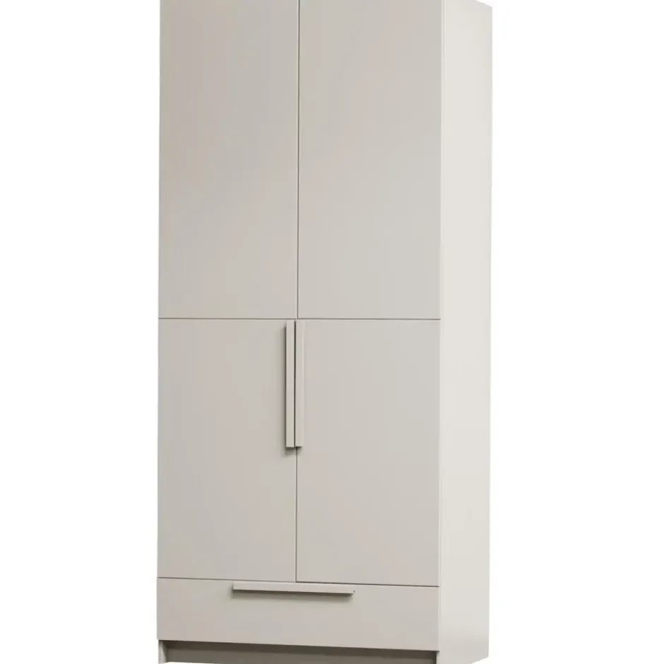 WOOOD Pure 2-deurs Hang/Legkast Splitdeur - Grenen - Dust - 215x95x60