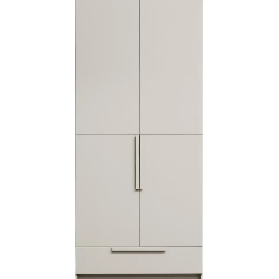 WOOOD Pure 2-deurs Hang/Legkast Splitdeur - Grenen - Dust - 215x95x60