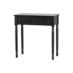 WOOOD Romy Hal/kaptafel - Hout - Zwart - 78x75x38