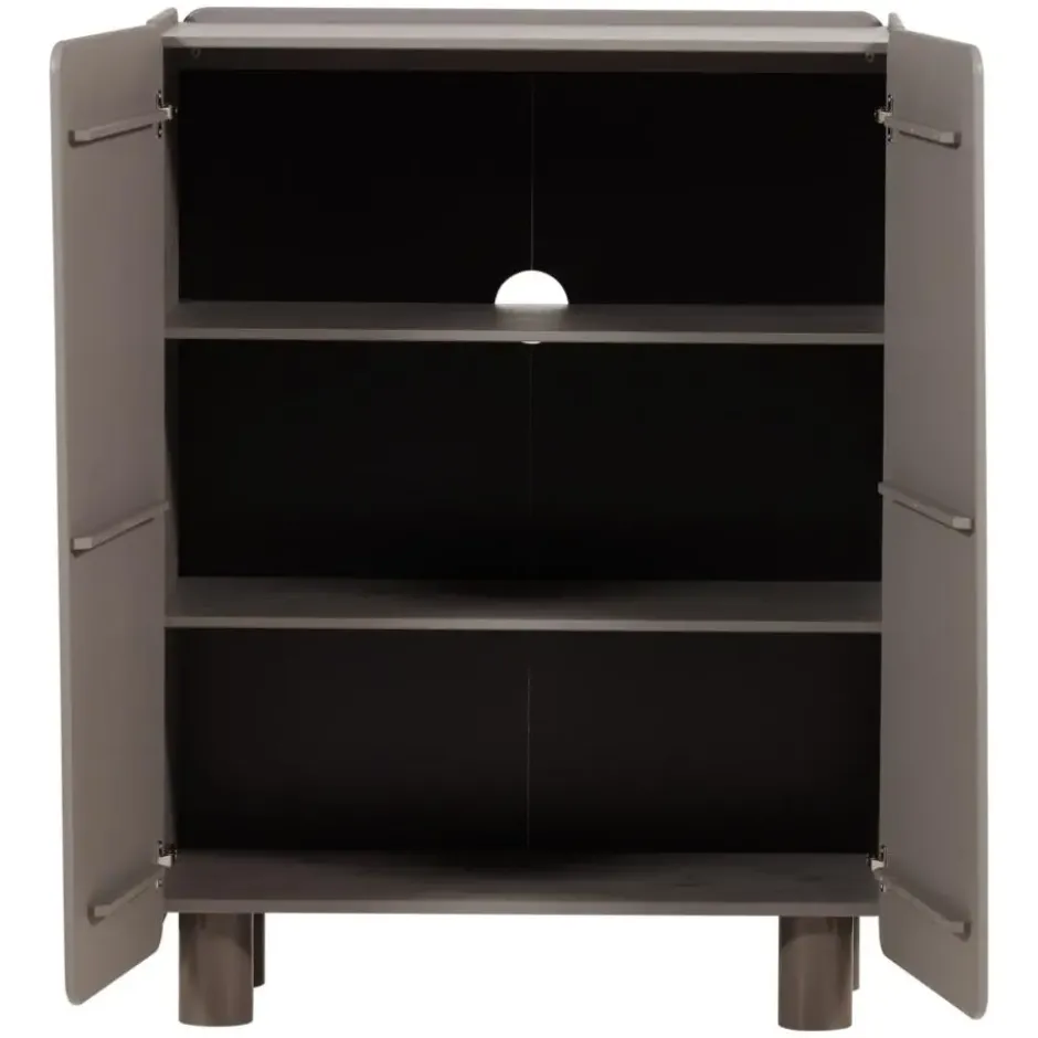 WOOOD Root Opbergkast 2-Deurs - Grenen - Truffel Bruin - 135x100x45