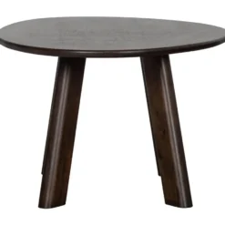 WOOOD Roundly Eetkamertafel - Mangohout - Walnoot - 76x160x110