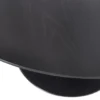 WOOOD Sammy Ronde Eettafel - MDF/staal - Zwart - 75x120x120