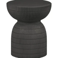 WOOOD Samson Bijzettafel - Fiber Clay - Coffee - 44x37x37