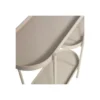 WOOOD Sidetable Noan - Hout/Metaal - Beige - 80x90x28