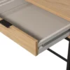 WOOOD Silas Bureau - Eiken - Melamine - 74x140x44