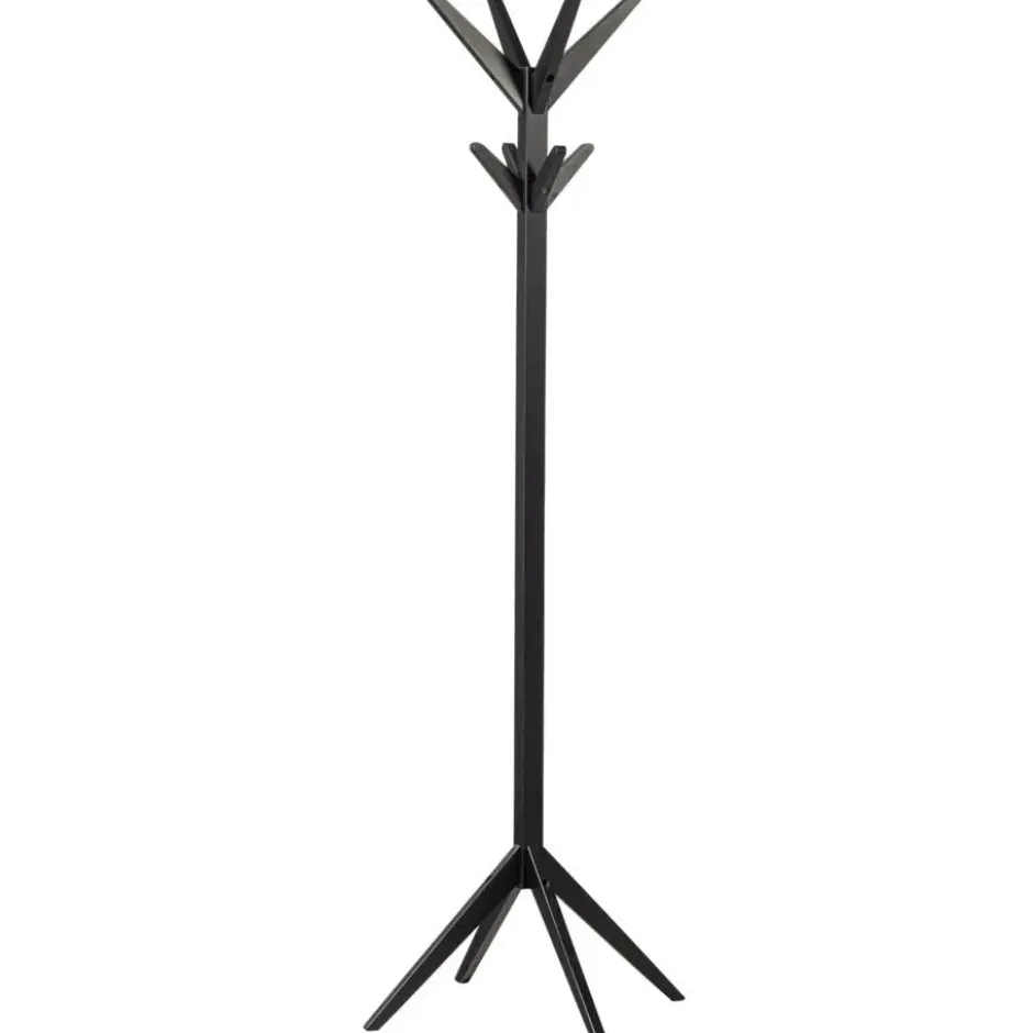 WOOOD Studio Staande Kapstok - Berken - Zwart - 178x45x45