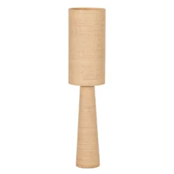 WOOOD Syro Vloerlamp Ø 30 CM - Raffia - Naturel - 130x30x30
