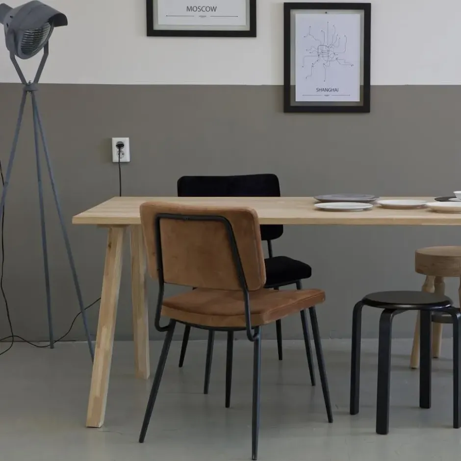WOOOD Tablo A poot - Eiken - Transparant - Set van 2