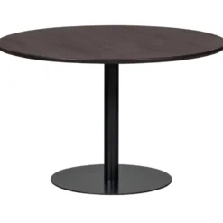 WOOOD Tablo Ronde Poot - Metaal - Zwart - 73x64x64