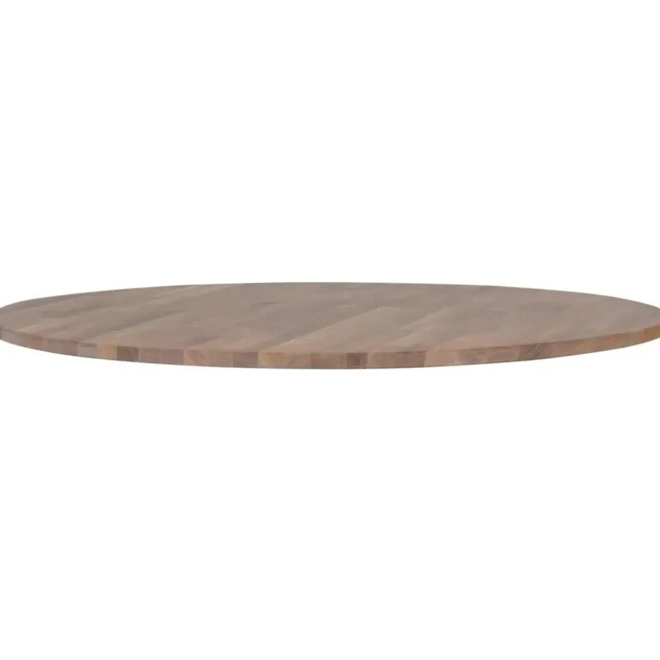 WOOOD Tablo Rond Tafelblad Incl. 2-Standen Poot Conisch - 74,4x120x120