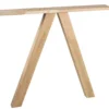 WOOOD Tablo 3-Standen Poot Vierkant Kd - Eiken - set van 2 - 79x72x10