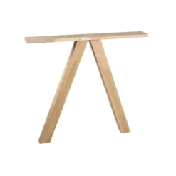 WOOOD Tablo 3-Standen Poot Vierkant Kd - Eiken - set van 2 - 79x72x10