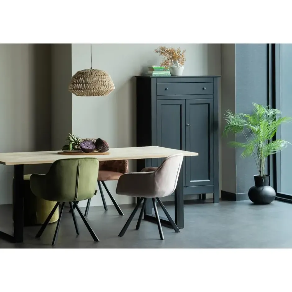 WOOOD Tablo Tafelblad - Eiken - 200x2,4x90