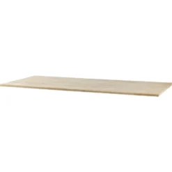 WOOOD Tablo Tafelblad Incl. A-Poot - Onbehandeld - Eiken - 74,4x180x90