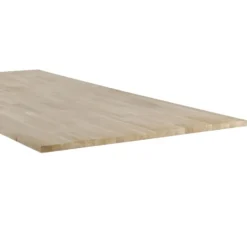 WOOOD Tablo Tafelblad Incl. A-Poot - Onbehandeld - Eiken - 74,4x160x90