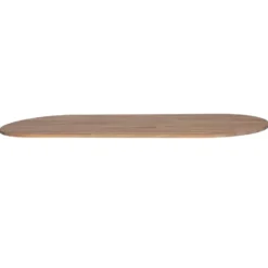 WOOOD Tablo Tafelblad Ovaal - Eiken - Grijze Olie - 220x2,4x90