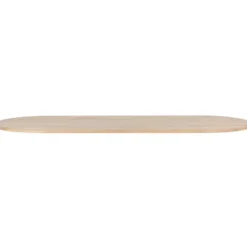 WOOOD Tablo Tafelblad Ovaal - Eiken - Onbehandeld - 2,4x220x90