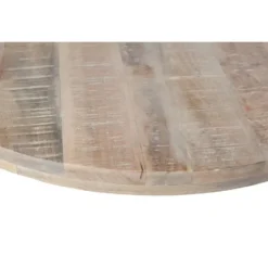 WOOOD Tablo Tafelblad Rond - Mango - White Wash - 120x120