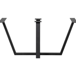 WOOOD Tablo Tafelpoot - Metaal - Zwart - 73x147x71