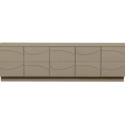 WOOOD Teo TV-Meubel - Grenen - Mud - 52x180x40