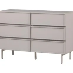 WOOOD Tours Ladekast 6 Lades - Melamine/ MDF - Zand - 80x120x42