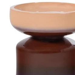 WOOOD Tumo Decoratieve Bijzettafel - Keramiek - Paars/Bruin - 44x35x35