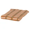 WOOOD Vola Kleed - Katoen - Groen/Oranje - 1x170x130