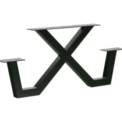 WOOOD X-Poot Picknick Buiten Tablo - Metaal - Zwart - 70x142x13