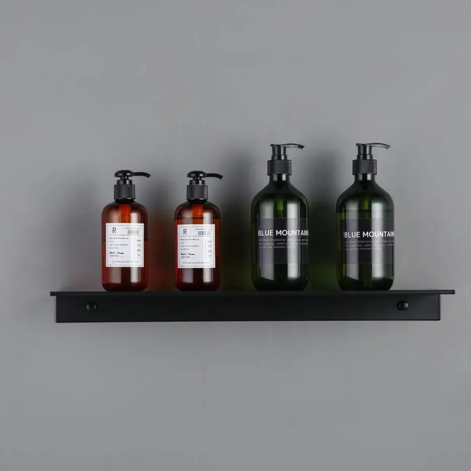 XIVADA Wandrek Rosa - Industrieel - Aluminium - Boren - Zwart