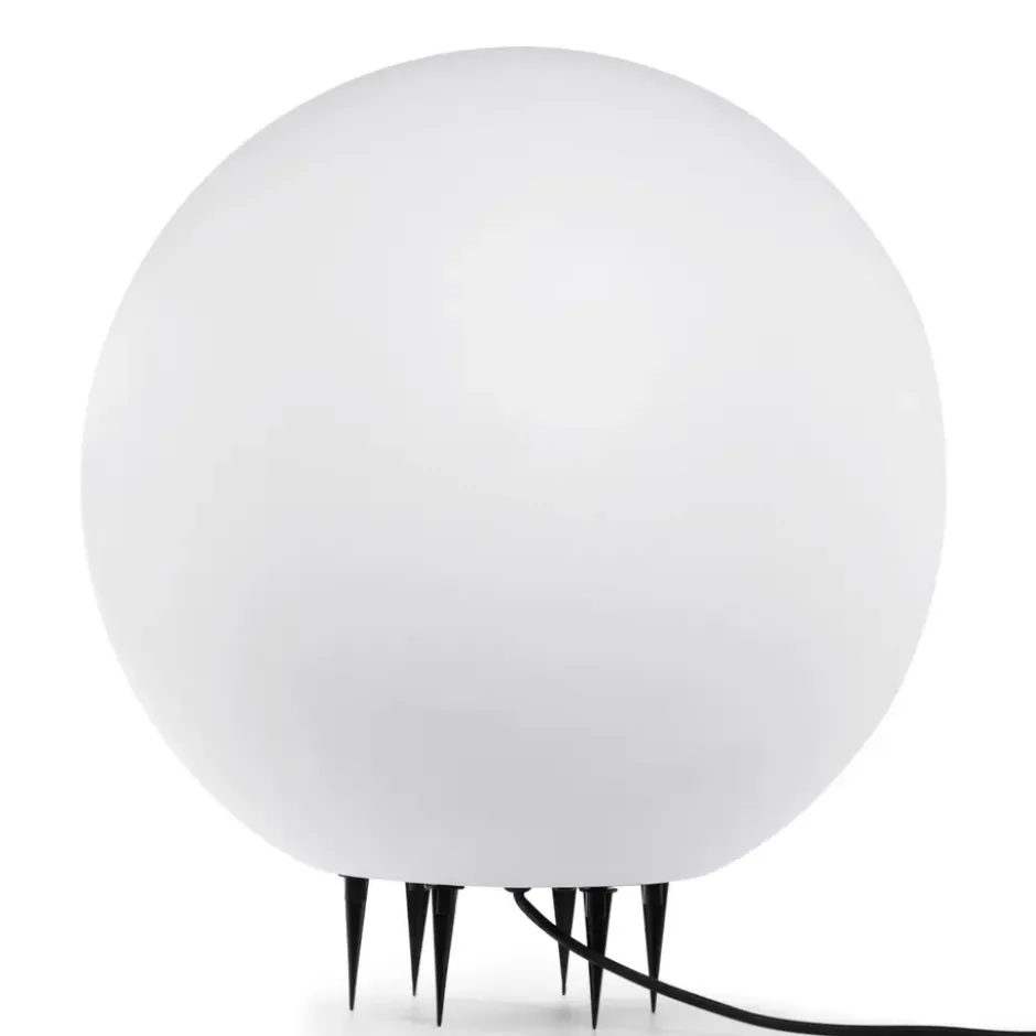 Ylumen Buitenlamp Globe - wit - 30x30 cm