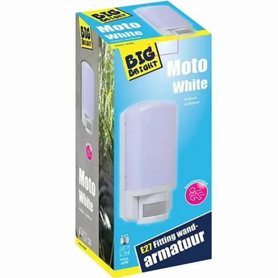 Ylumen Buitenlamp Sens - wit - 11.5x26.5 cm