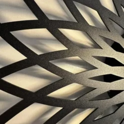 Ylumen Plafondlamp Ombra - zwart - 50x8 cm